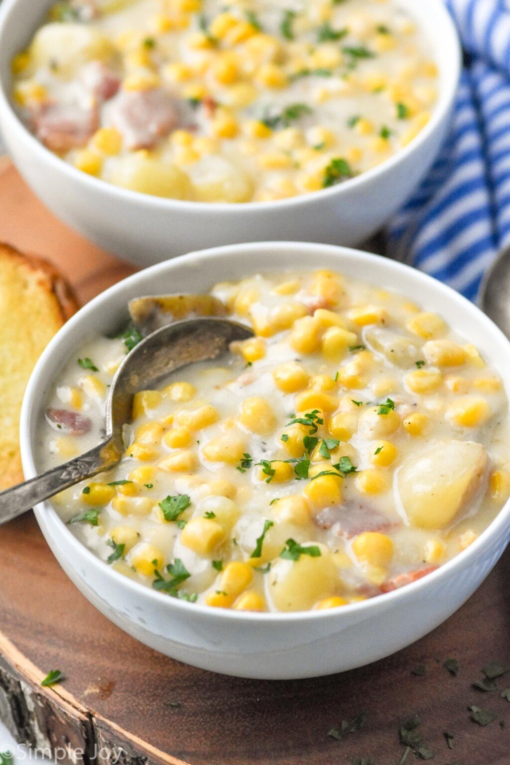 Crockpot Corn Chowder - Simple Joy