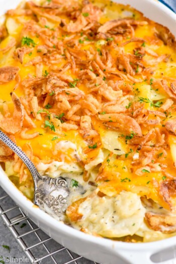 Cheesy Scalloped Potatoes - Simple Joy