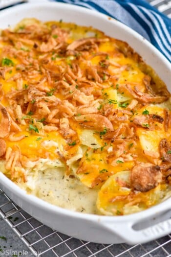 Cheesy Scalloped Potatoes - Simple Joy