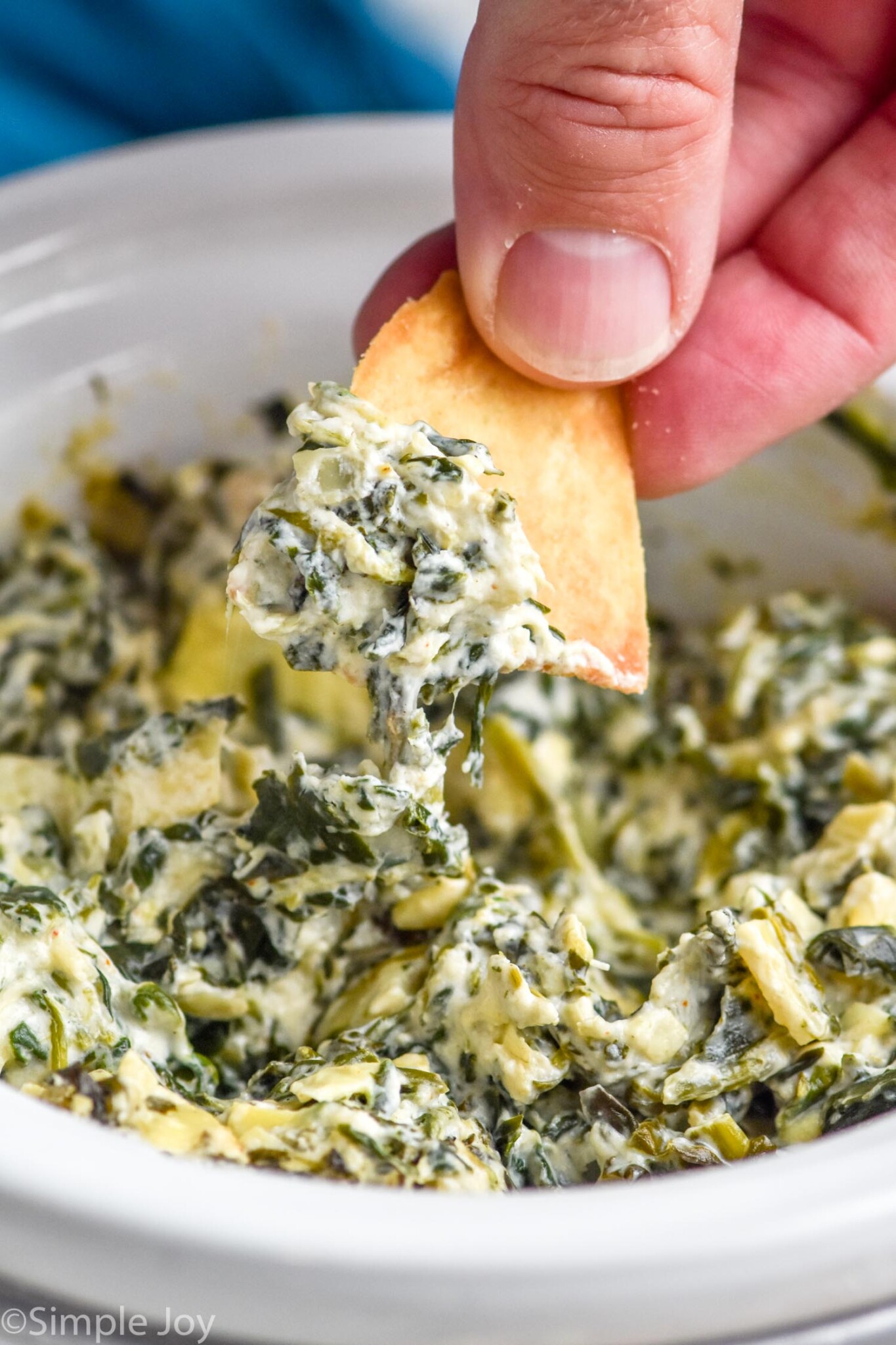 Crockpot Spinach Artichoke Dip Simple Joy