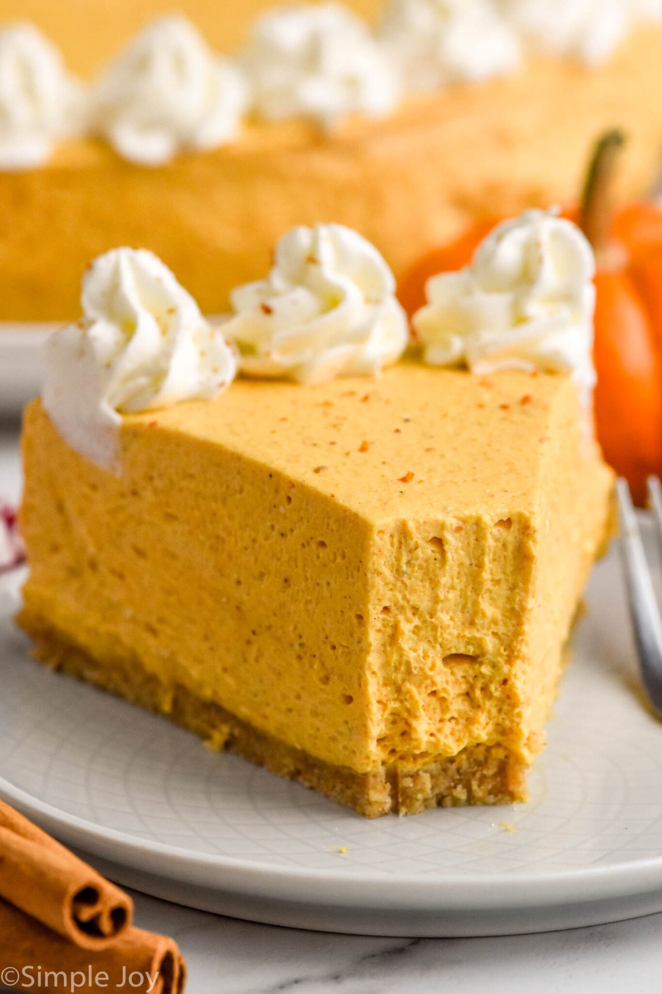 No Bake Pumpkin Cheesecake Simple Joy 3674