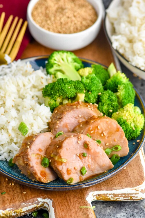 Teriyaki Pork Tenderloin - Simple Joy