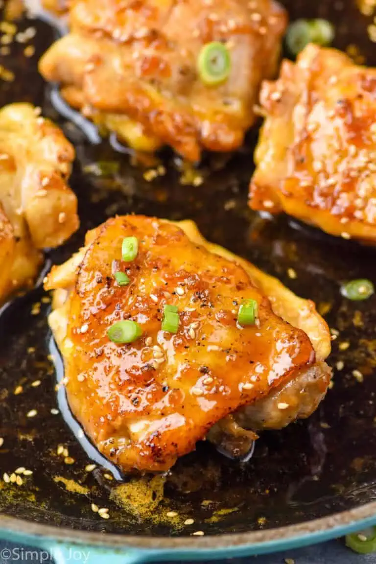 Honey Garlic Chicken Thighs