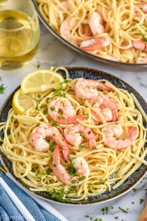 Shrimp Linguine (30 Minute Meal) - Simple Joy