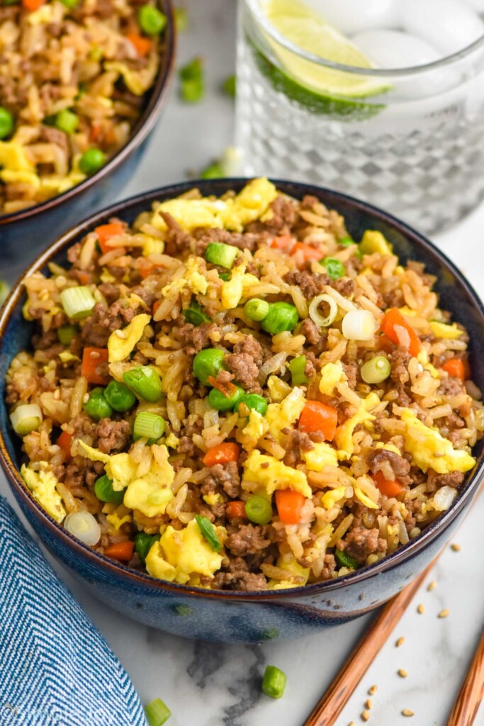 Bowl of Beef Fried Rice 