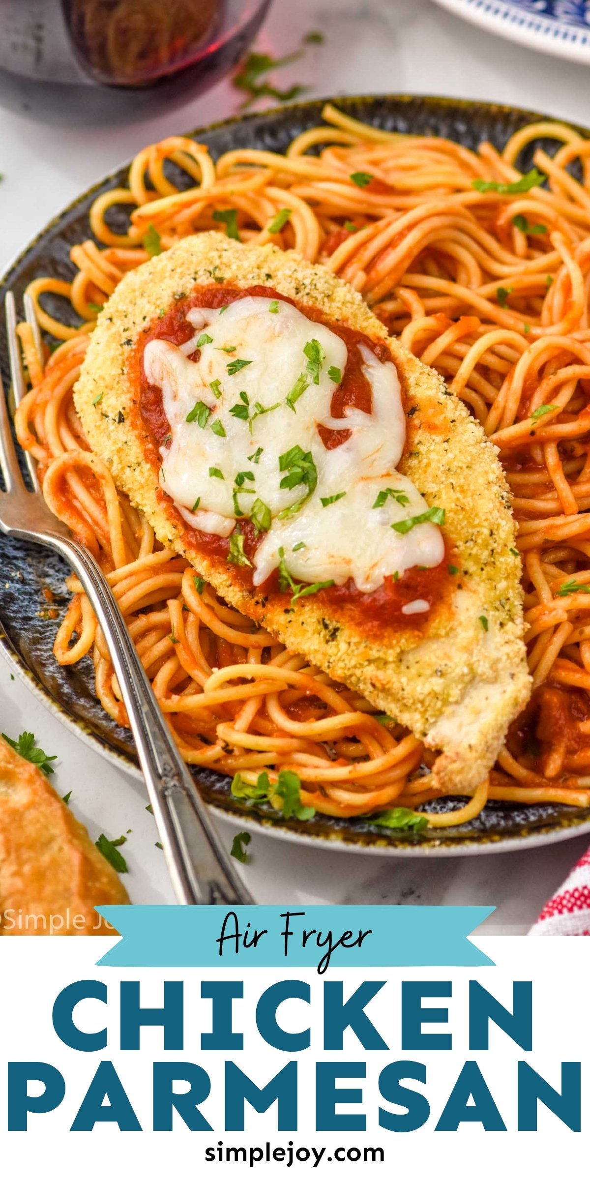 Air Fryer Chicken Parmesan - Simple Joy