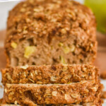 pinterest graphic of loaf of apple bread, says: the best apple bread recipes simplejoy.com