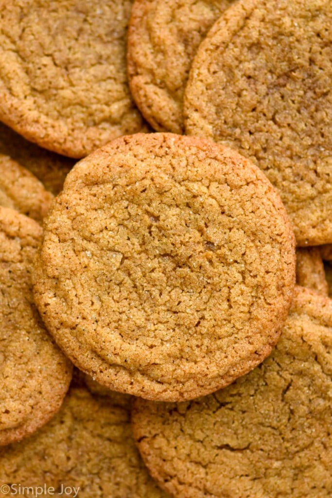 close up of Brown Sugar Cookies