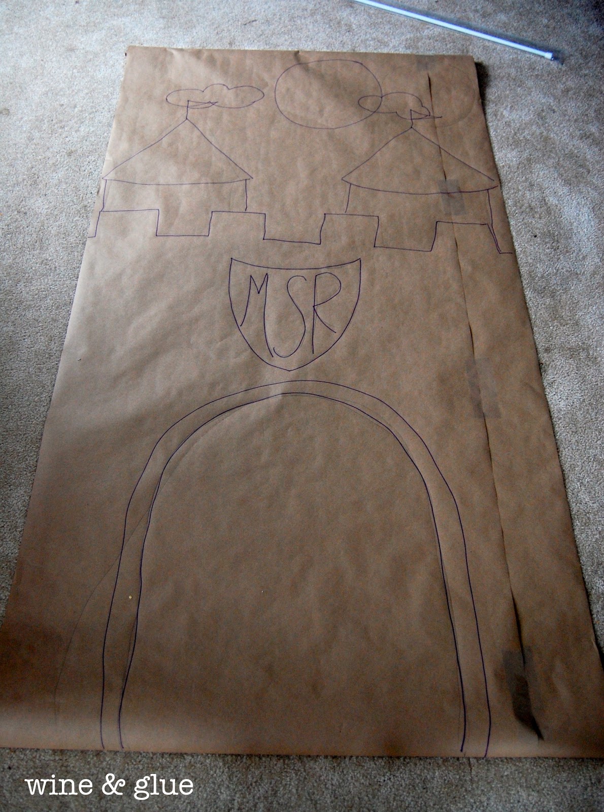 Doorway Castle by Wine & Glue #easy #homemade #gift