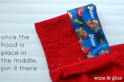 A FREE Hooded Towel pattern that fits babies to big kids!  via www.wineandglue.com