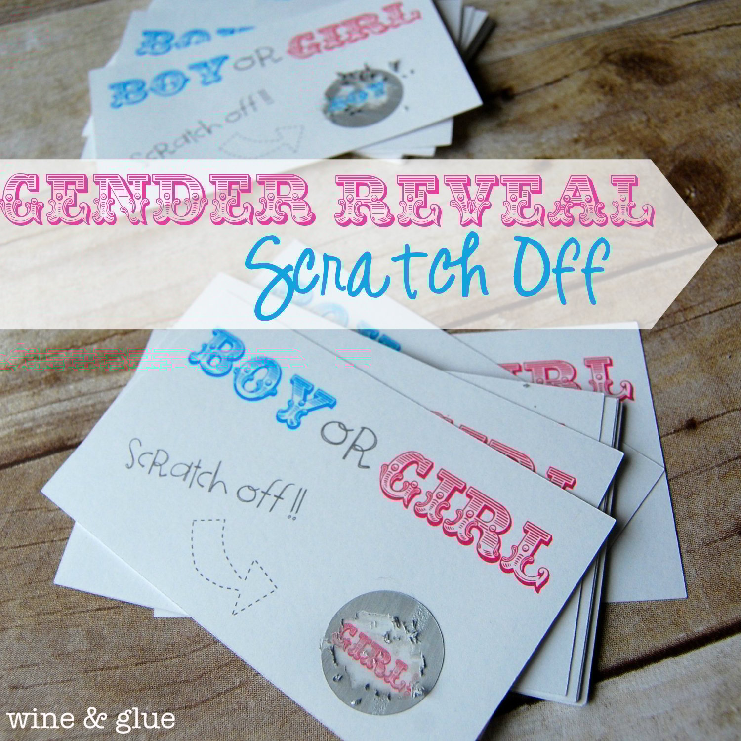 Gender Reveal Scratch Offs from Wine & Glue #gender #reveal #scratch #off Gender Reveal Scratch Offs from Wine & Glue #gender #reveal #scratch #off